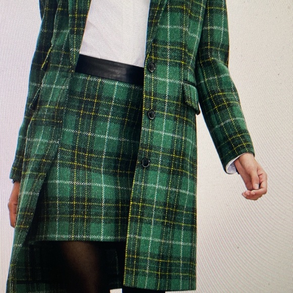 BANANA REPUBLIC Harris Tweed Tailored Coat Pure Wool - Picture 3 of 14